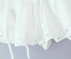 Women Spring Chic Fashion Layered Lace Skirt Vintage a Line