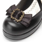 Bowknot Princess Kawaii Girl Women Shoesjapanese Sweet Lolita Shoes Harajuku Thick with Tea Party Cosplay Shoes Women Summer