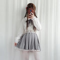 Cute Lolita Spring and Autumn Fairy Bear Pure Cotton Dress