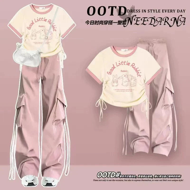 Summer Dopamine Sweet and Suit Summer Clothes Matching - Vusy Kawaii Shop