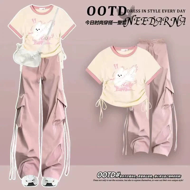Summer Dopamine Sweet and Suit Summer Clothes Matching - Vusy Kawaii Shop