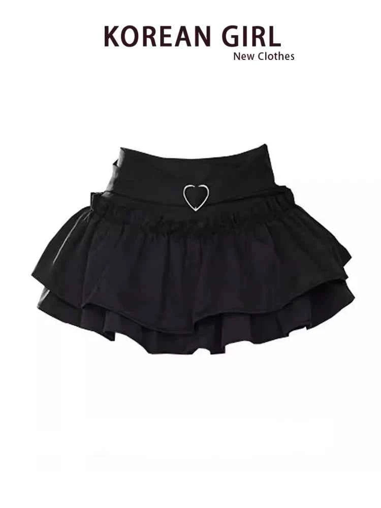 Y2g Summer Ballet Style Sweet High Waist Bubble Skirt