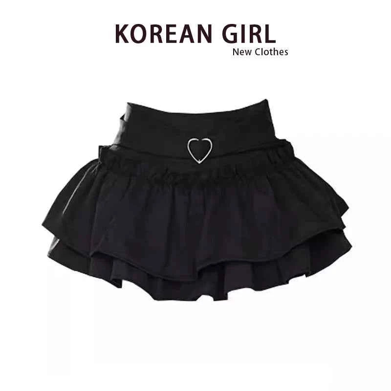 Y2g Summer Ballet Style Sweet High Waist Bubble Skirt