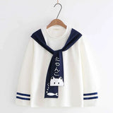 
White Fish Bone Long sleeves
