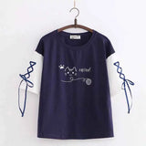 
Dark blue strap cat