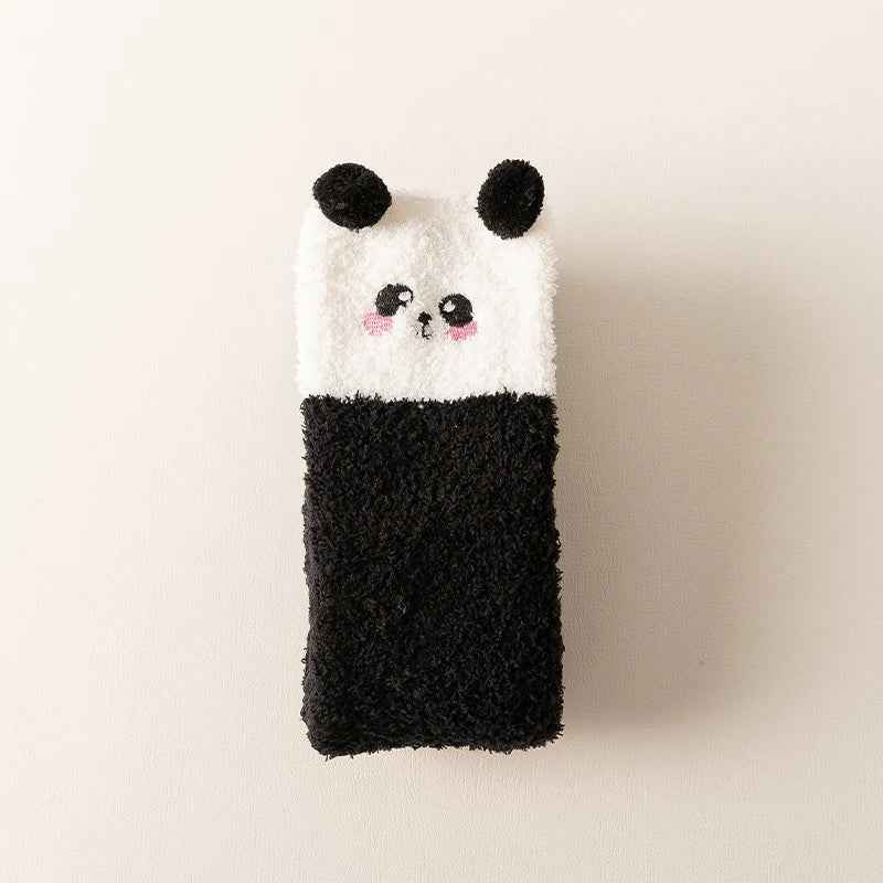 Womens Fuzzy Socks Slipper Winter Fluffy Comfy Cozy Socks Cabin Warm Home Socks Cute Knee High Socks