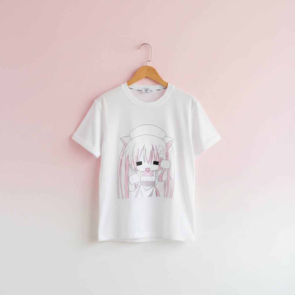 Japanese T Shirts Short Sleeve O-Neck Tees Fashion Summer - Vusy Kawaii Shop