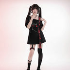 Harajuku T-Shirts Women Cross Chain Top Tee Loose Off - Vusy Kawaii Shop