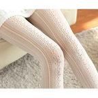 Spring and summer sexy Lolita lace stockings pantyhose women's carved net socks hollow thin bottoming lolita socks