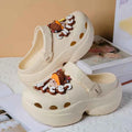 Summer Wedges Sandals Breathable Outdoor Clogs Thick Street