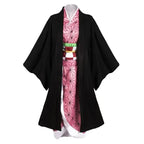 Nezuko Kamado Demon Slayer pink kimono and black haori on mannequin