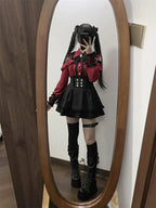 Sweet Lolita Preppy Style Japanese Hollow Out Off Shoulder - Vusy Kawaii Shop