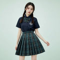Gleichmäßiger Rock Damen Frühling Japanischer Preppy Uniform Plaid