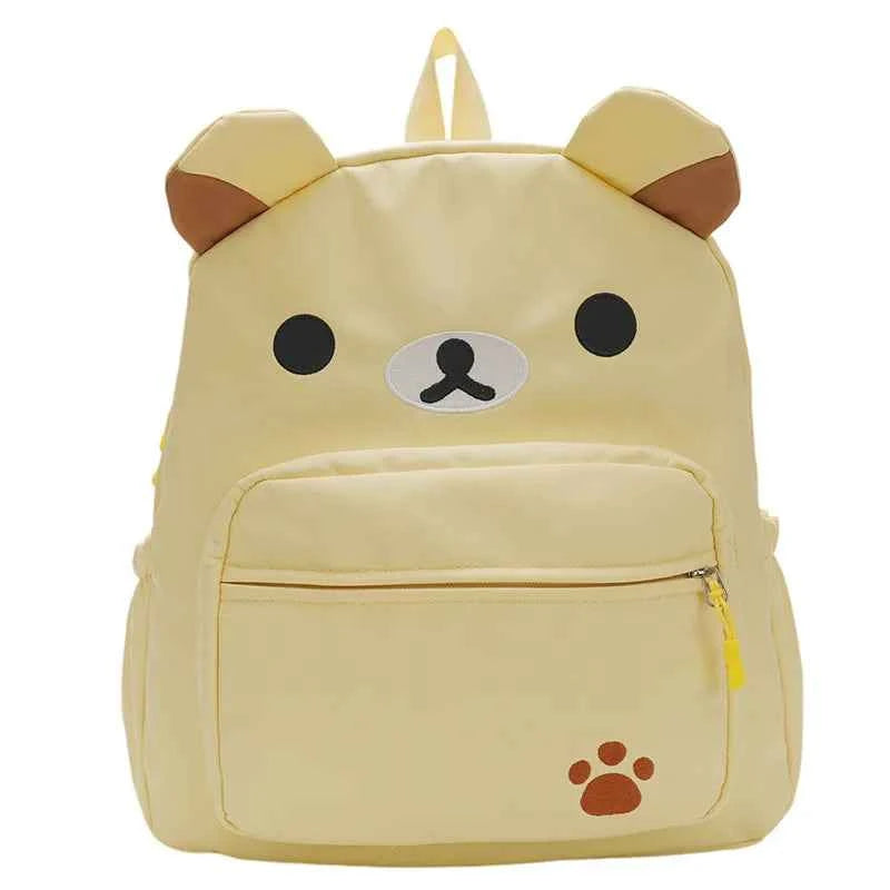 Rilakkuma Backpack Women Anime Relax Bear Student School Bags Girls Boys Outdoor Sport Travel Fashion Rucksack Gift Hot Sales