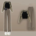 Women’s Spring Autumn Knit Vest and Pants Set Korean Fashion