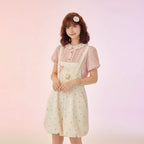 Japanese Peter Pan Collar Puff Sleeve Plaid Shirt Women - Vusy Kawaii Shop
