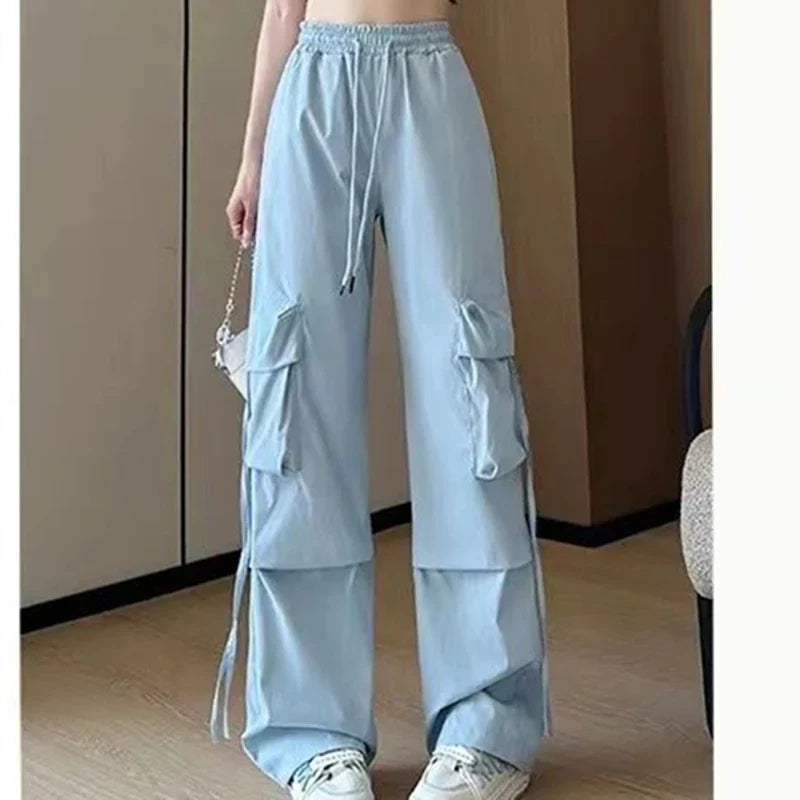 Girl Autumn Winter Korean Knit Sweater Vest Cargo Pants - Vusy Kawaii Shop