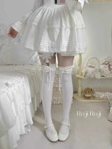 
white Knee socks