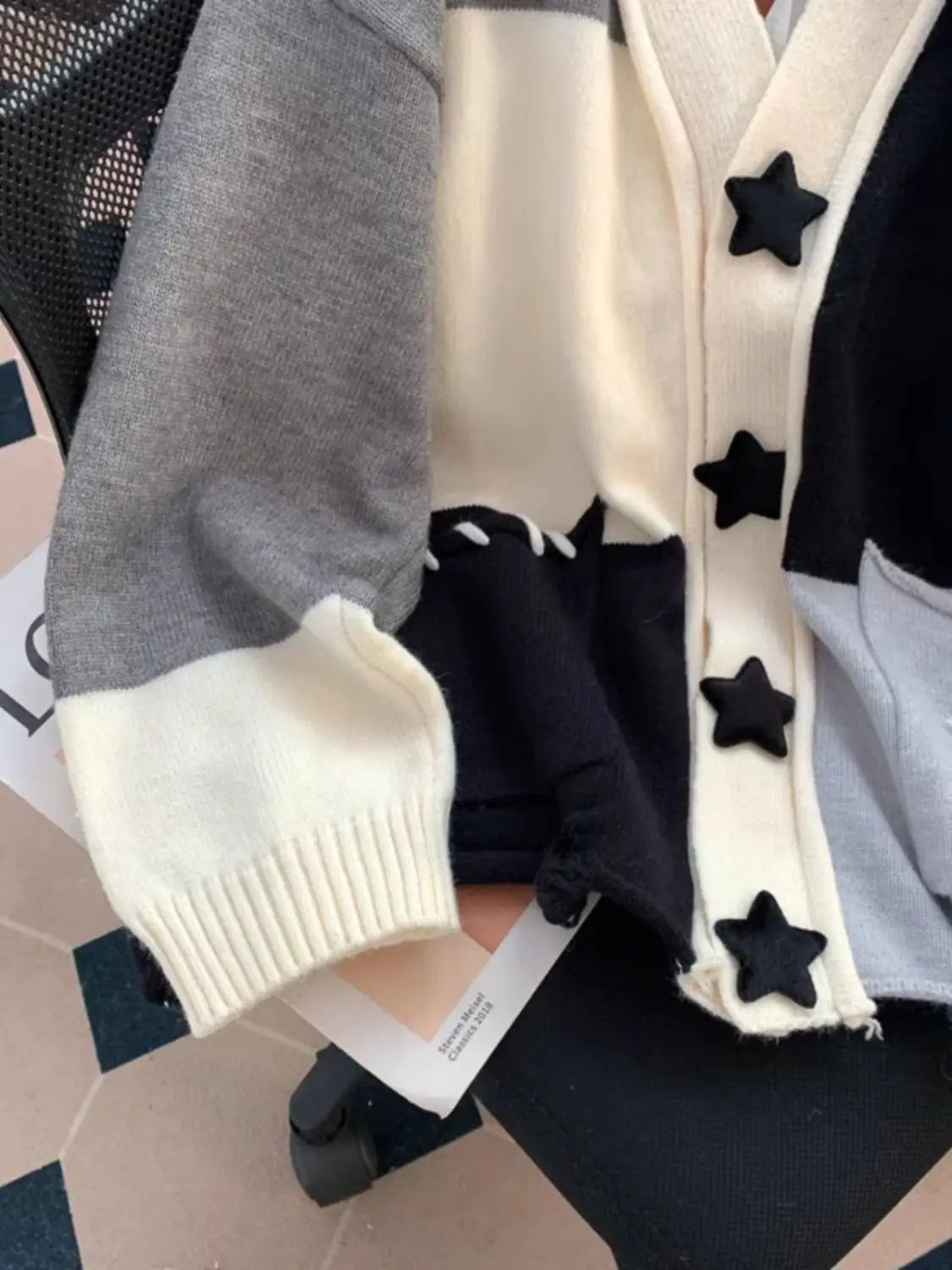 Sweater Jacket Loose and Lazy Style Soft and Sticky Knitted - Vusy Kawaii Shop