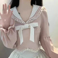 Kawaii Lolita japanischer College-Stil Anzug Langarm Kurz