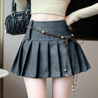 Retro Brown Dopamine Skirts Autumn Korean Maillard Slim