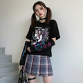 Summer Cute Anime Cartoon Printing Japanese T-Shirt