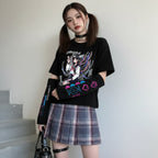Summer Cute Anime Cartoon Printing Loose Short JK Skirt - Vusy Kawaii Shop