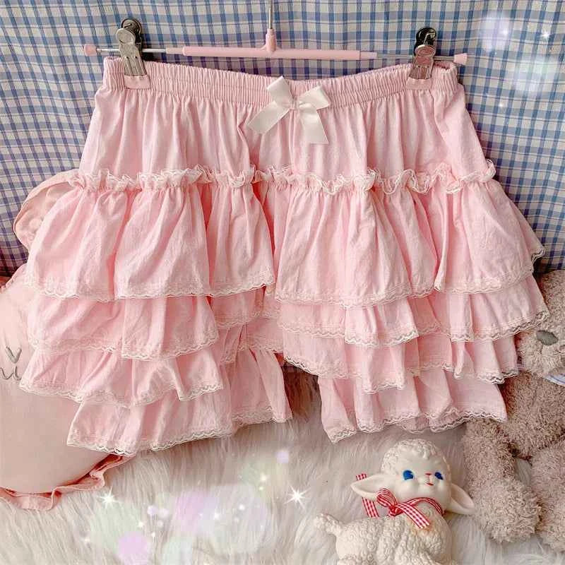 Sweet Lolita Pumpkin Skirts Pants Summer JK Bottoming Shorts