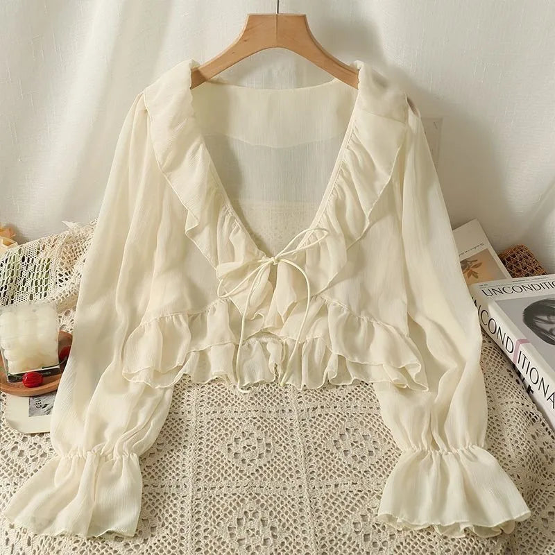 Summer Vintage Denim Skirt Matching Set Korean Elegant - Vusy Kawaii Shop