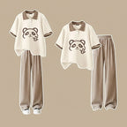 Summer Loose 2 Piece Sets Outfits Cartoon Short Sleeved - Vusy Kawaii Shop