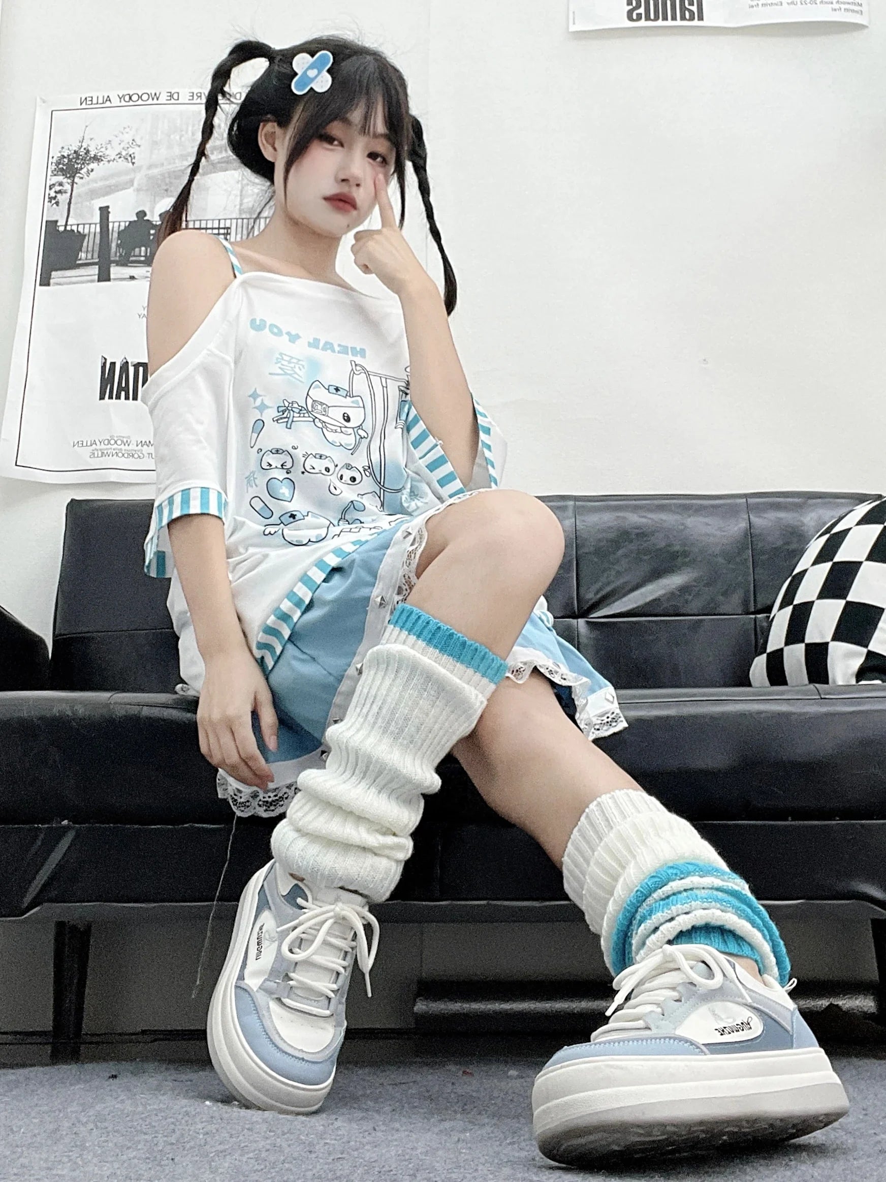Gothic Woman Clothing Harajuku T-Shirts Japanese Clothing - Vusy Kawaii Shop
