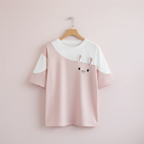 Vêtements Kawaii T-Shirts Mode Coréenne Femmes Hauts Mignons Roses