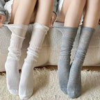Thigh High Stockings Women Girls Black White JK Long Socks Lolita Summer Leggings Sweet Ballet Hosiery Thin Loose Costumes