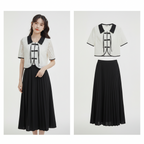 Summer Japanese Style Set Graceful Short Sleeve Blouse - Vusy Kawaii Shop