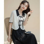 Summer Japanese Style Set Graceful Short Sleeve Blouse - Vusy Kawaii Shop
