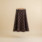 Autumn-Winter College Outfit Bow Cardigan, Shirt Plaid Set - Vusy Kawaii Shop