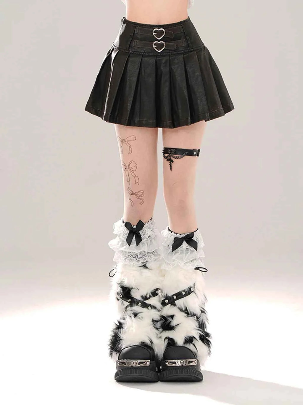 Coffee Colored Fluffy Half Skirt Women A-Line Girl Pleated