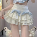Sweet Japanese Lolita Women Korean Cake Skirt Suit Kawaii