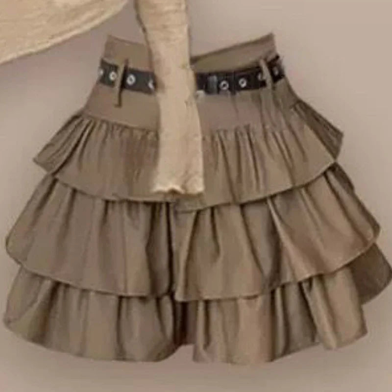 Autumn Harajuku Two Pieces Set Sweet 3D Flower Drawstring - Vusy Kawaii Shop