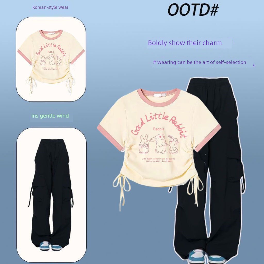 Summer Dopamine Sweet and Suit Summer Clothes Matching - Vusy Kawaii Shop