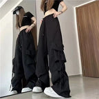 Summer Korean Striped Sunscreen Shirt Suspender and Wide Leg - Vusy Kawaii Shop
