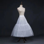 Princess Peach ball gown white petticoat on mannequin