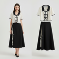 Japanisches Sommer-Set, elegante Kurzarmbluse