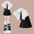 Girl Summer Fashion in Dress Matching Set Lady Korean