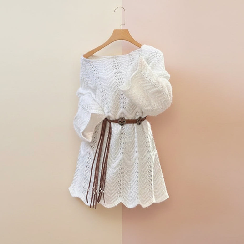Hollow Out Design Slimming Top Retro Camisole Dress - Vusy Kawaii Shop