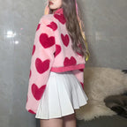 Clothing with Contrasting Colors Loose and Fashionable - Vusy Kawaii Shop