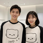 Women Clothing Cartoon Oversized T Shirts Long Sleeve O-neck - Vusy Kawaii Shop