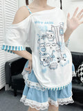 Gothic Woman Clothing Harajuku T-Shirts Japanese Clothing