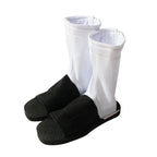Naruto Obito cosplay ninja shoes, white and black, detail