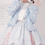 Kawaii Lolita Style Knitted Cardigan Women Sweet V-Neck - Vusy Kawaii Shop